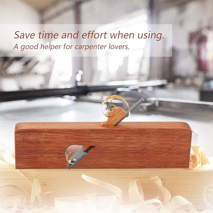 Woodworking Plane,Hand Planer,Wood Planer,Wooden Carpenter Woodcraft Tool for Finishing Wood Surface,Trimming
