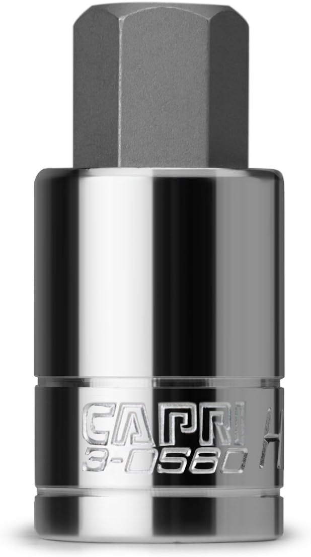 Capri Tools 3-0560 5/8-Inch Hex Bit Socket, 1/2-Inch Drive, SAE
