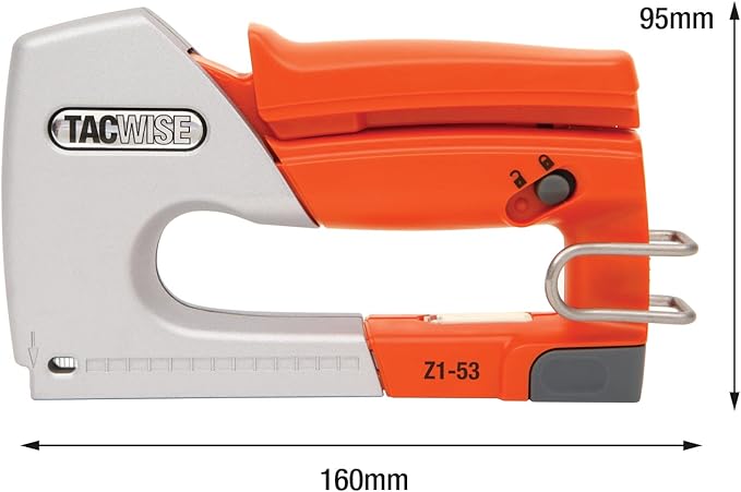 Tacwise 0889 Metal Staple Tacker Kit with Hand Tacker, Staple Remover and 200 Staples (0889)
