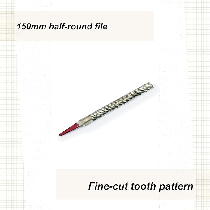 Iwasaki File 150Mm Half-Round Fine Cut