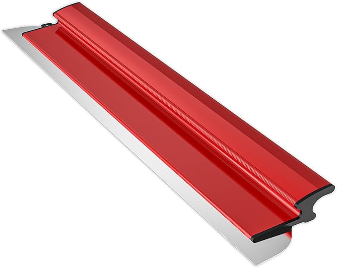 Ceeintee 32 Inch Drywall Skimming Blade, Replaceable 0.35mm Stainless Steel Blade, Drywall Trowel for Gyprock, Drywall and Wall-Boardrd, Ergonomically Designed Grip