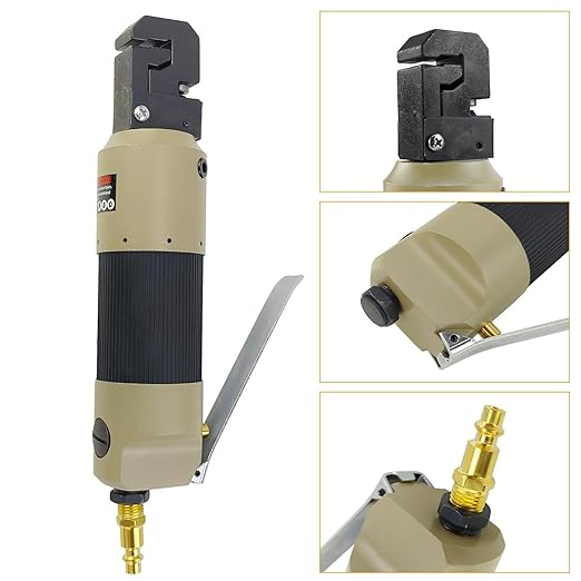 Air Hole Punch and Flange Tool 90PSI 2in1 Flanging Car Repair Air Panel Flange Punch Tool 3/16 inch Pneumatic Hole Puncher Punch Flange Tool