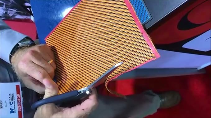 Ascend Tools 11 inch Carbon Steel Shears - Kevlar, Dyneema, Vectran, Spectra, Technora, Nomex, Innegra, Dacron, Fiberglass, Carbon Fiber, Breathers