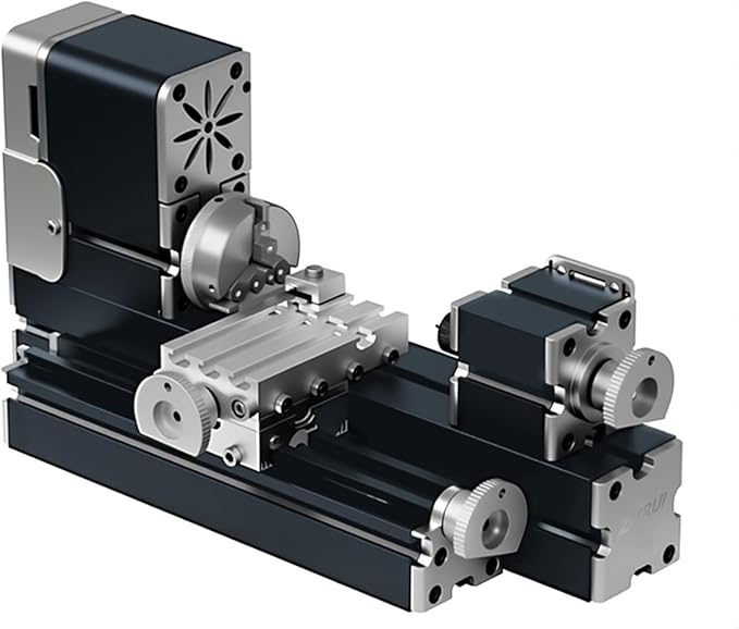 All-metal Miniature Lathe 36W 20000rpm Didactical Mini metal Lathe Machine for Hobbyist Woodworking Craft