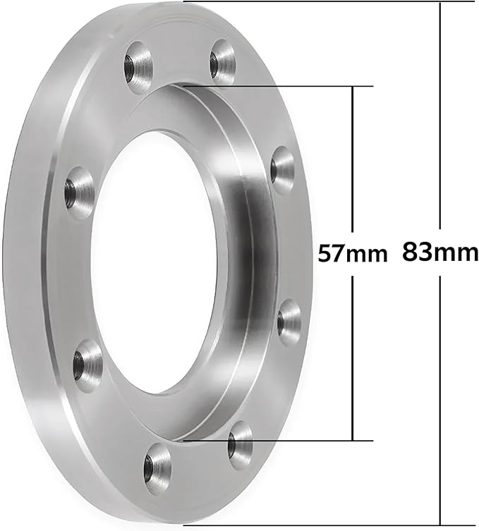 NCK-3.75Z-FP Face Plate Ring for BMWOOD NCK Series Woodturning Lathe Chuck, Compatible with the Chucks Super NOVA2, G3 Nova, Robert Sorby Patriot, Record Power SC3, Record Power SC4.