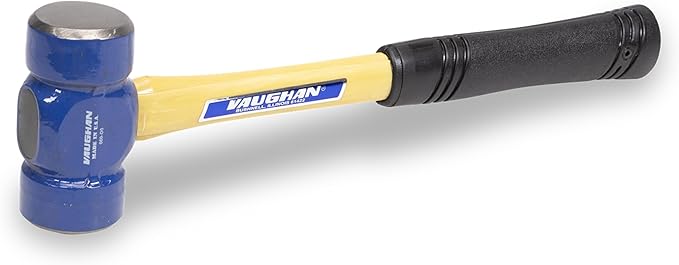 VAUGHAN Lineman's Hammer, Farrier's Turning Hammer, Made In The USA, Fiberglass Handle, L36F, VN17512