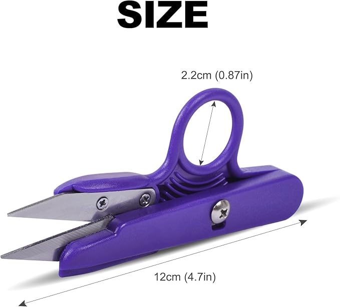 UCEC Thread Snips for Cutting, Thread Cutter Yarn Scissor for Crocheting, Embroidery Scissors Fabric Scissors Small Sewing Snips, 6 Pack