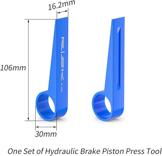 Bike Disc Brake Pad Spreader Tool, Hydraulic Brake Caliper Reset Press Crimping Stop Piston Compatible with Shimano and MTB Road Bikes