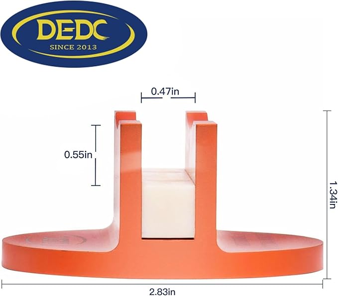 DEDC Universal Aluminum Grooved Magnetic Jack Pad, Jacking Puck Pinch Weld Frame Rail Adapter, Oil Change Mush Haves, Change Tire Repair Tires Oil Must Have, for Car SUV Truck Pickup Sedan MPV Wagon