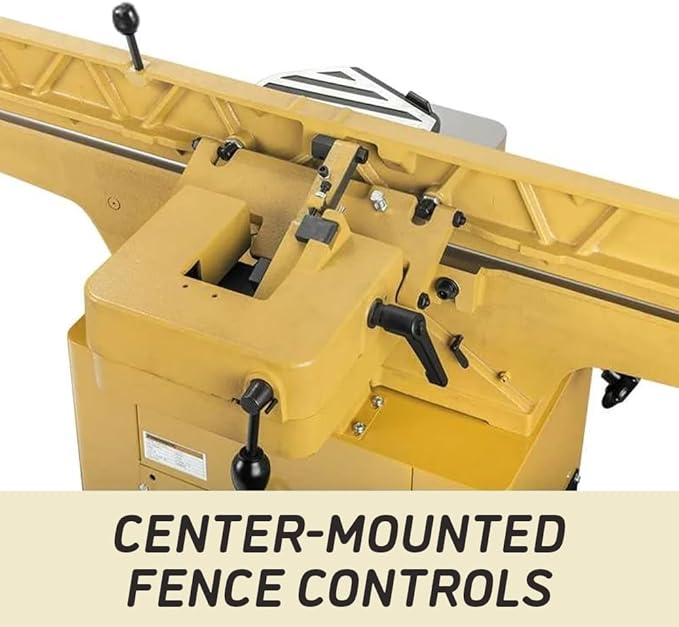 Powermatic 6-Inch Jointer, Helical Cutterhead, 1 HP, 115/230V 1Ph (Model 54HH)