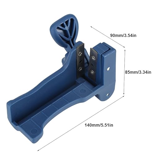 Edge Banding Trimmer, Manual Veneer Edge Trimmer, Plastic Edgebanding Trimmers for Cutting 54mm Width and 0.5mm Thickness Wood, Woodworking Banding End Cutter, 5.51x3.35in