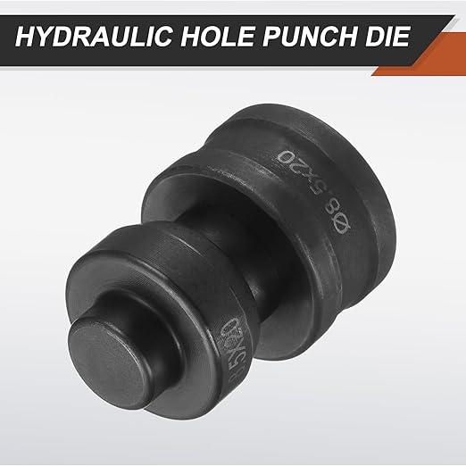 HARFINGTON Hydraulic Hole Punch Die 過8.5횞20mm Oval Hole 40Cr Steel Electric Punching Kit for CH60 Electric Punching Machine, Black
