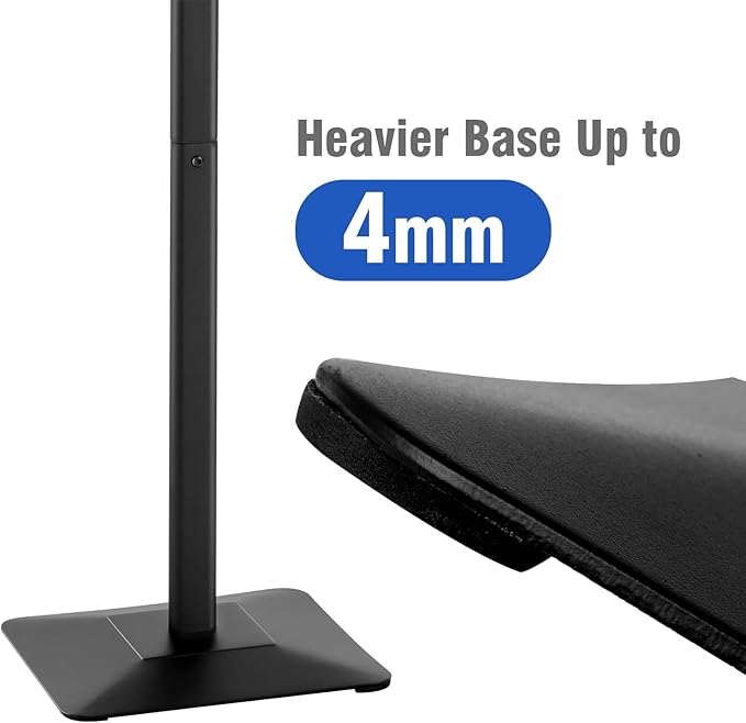 YIYO Sign Stand Poster Stand竊똞djustable heavy duty pedestal Sign Holder Floor Stand竊똞luminium frame floor standing for display 8.5*11 inch竊똁lack (8.5*11 Black)