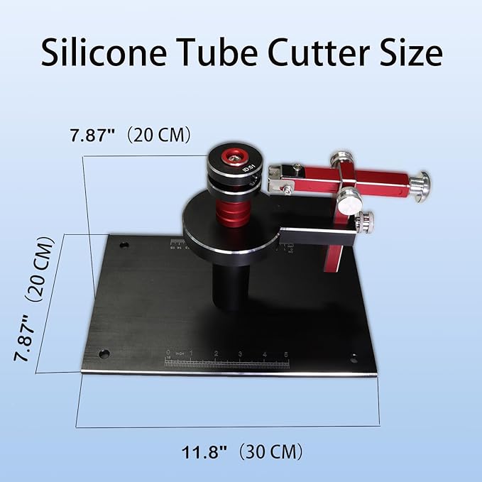 Silicone Tube Cutter,ID1.5"竊?8mm竊됵펽1.75"(45mm)竊?"(51mm),2.25"(57mm)竊?.5"(63mm)竊?"(76mm) Silicone Tube Cutting Machine, Metal Silicone Pipe Cutter竊똕ilicone Hose Cutter Tool (Black)