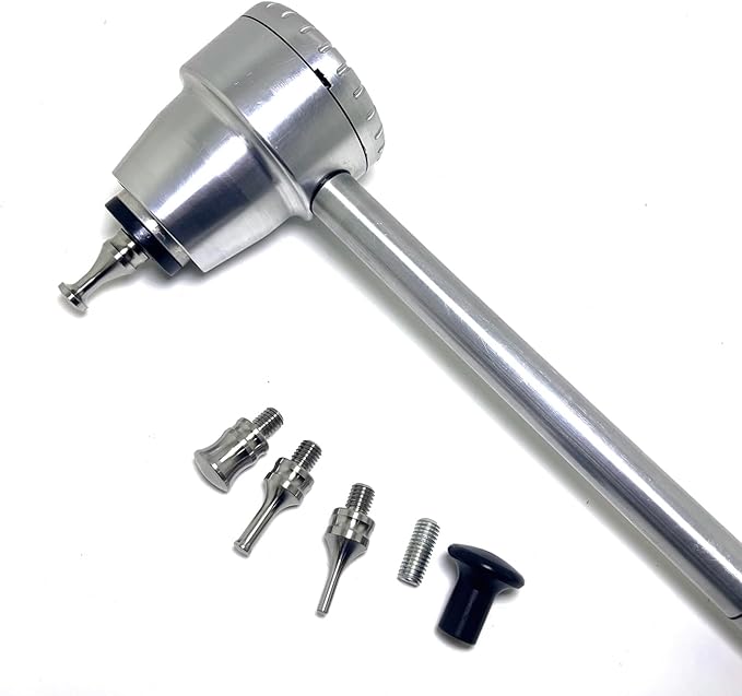 Air Hammer Long Handheld Dead Blow Hammers With Tip Automatic Speed Hammer For Car Sheet Metal Body Repair Tools Fender Tool Kit Hammer Dent Bender Extension Handheld Remove Small Laser Cut Parts