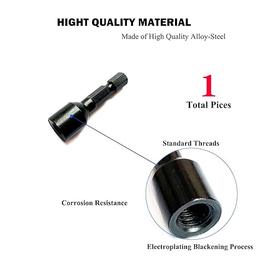 5/16"-18 Hanger Bolt Driver Double Headed Wood Screws Fully All Threaded Rod Threaded Insert Hexagon Head Drill Driver Bits