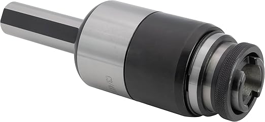Floating Tap Holder Set, 3/4" Diameter Straight Shank, Quick Change, Positive Drive, with 8 pcs Adapters for #5 to 1/2" Taps