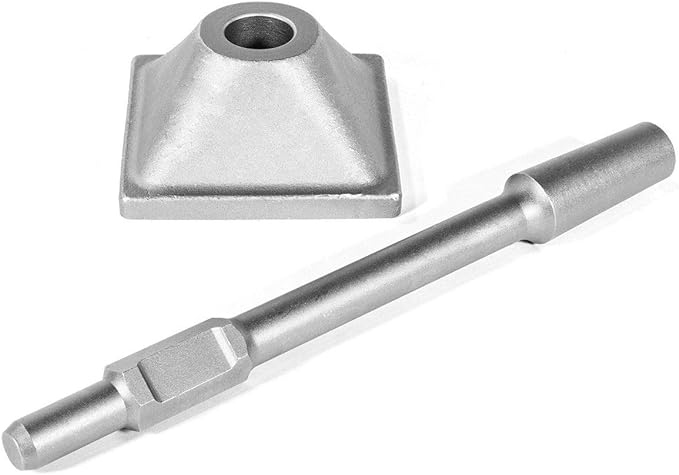 XtremepowerUS Tamper Shank and Plate for Jack Hammer Bit Electric Demolition Concrete Breaker (Tamper Shank and Plate)