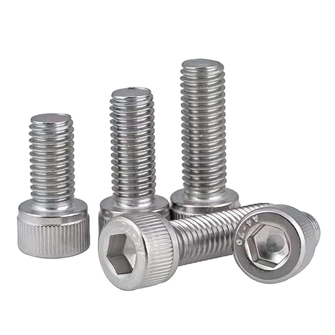 M6-1 x 22mm Socket Head Cap Screws Metric, Hex Socket Screw, Allen Socket Drive, 304 Stainless Steel (A2-70), Full Thread, Bright Finish, Machine Thread, DIN912,20 Pcs