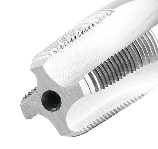 Accusize Industrial Tools 3/8'' to 18 H.S.S. Taper Pipe Tap-Npt, 2-9/16'' Oal, 1-1/16'' Thread Length, 4 Flutes, American Standard, NPT-38
