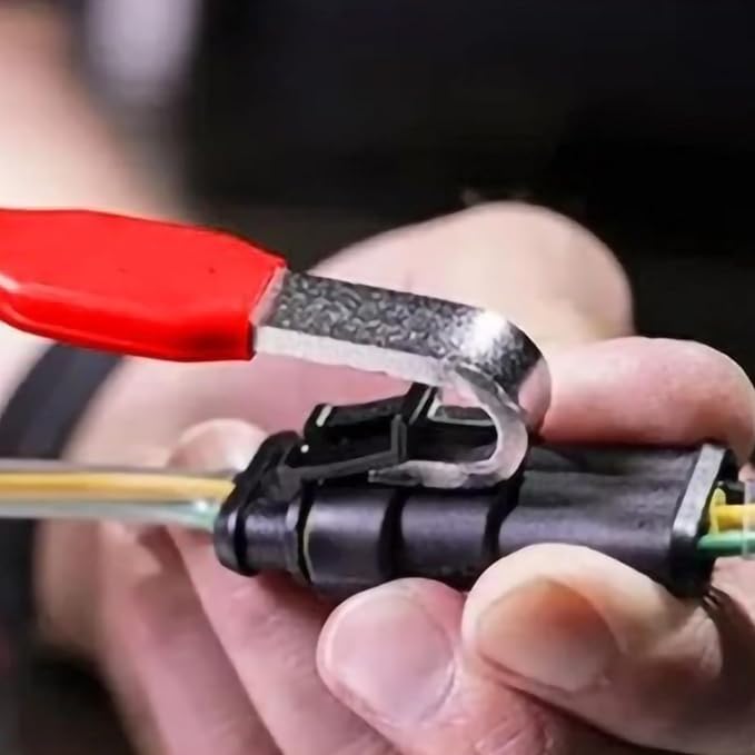 Professional Electrical Disconnect Pliers Set - Automotive Connector Separator & Terminal Removal Tool with Multi-Angle Tips for Technicians