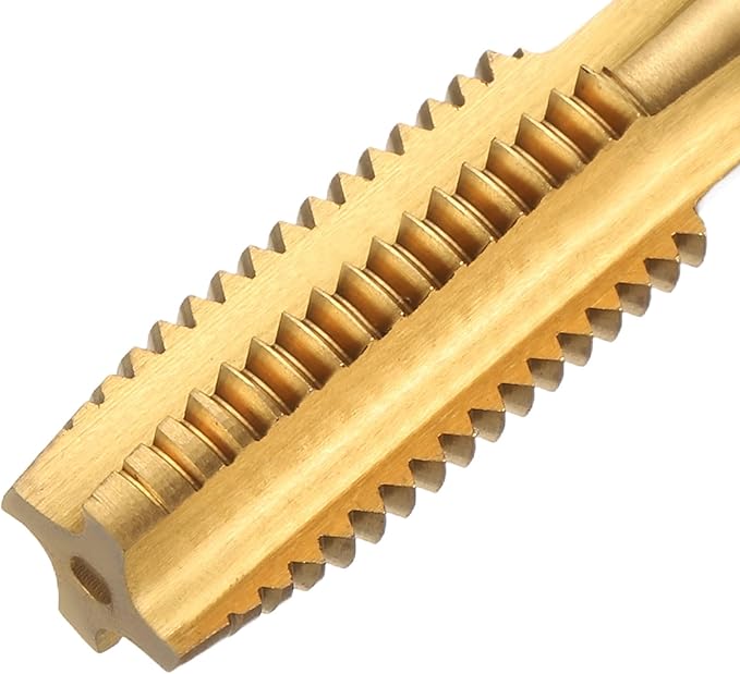 uxcell Metric Thread Tap M11 x 1.5 H2 130mm Straight Flute Screw Thread Milling Machine Taps Threading Tapping Repair Tool