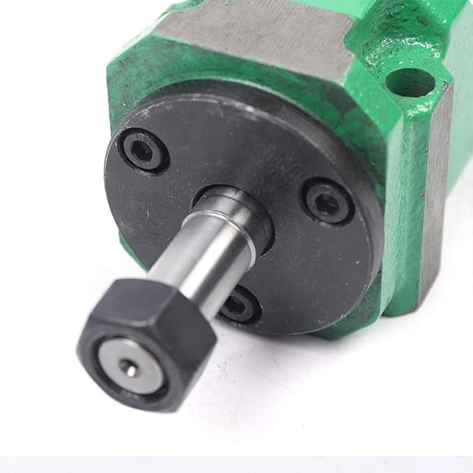 ER20 Collet Chuck Power Head Spindle Power Unit 60mm Cutting/Boring/Milling machine Tool Spindle 750W 0.75KW 1hp Waterproof For Drilling Application (Angle contact (for boring and milling) waterproof)