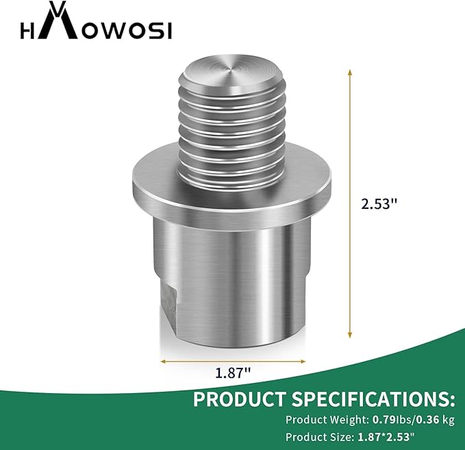 Lathe Headstock Spindle Adapter,Converts 3/4" x 10TPI to 1" x 8TPI for Woodworking Lathe