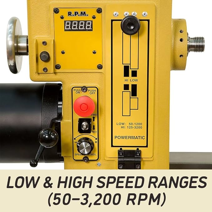 Powermatic 20" x 20" Woodworking Lathe, 2 HP, 220V 1Ph (Model 2020B)