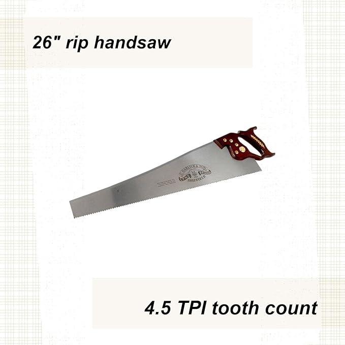 Lynx 26" Handsaw Rip, 4-1/2 Tpi