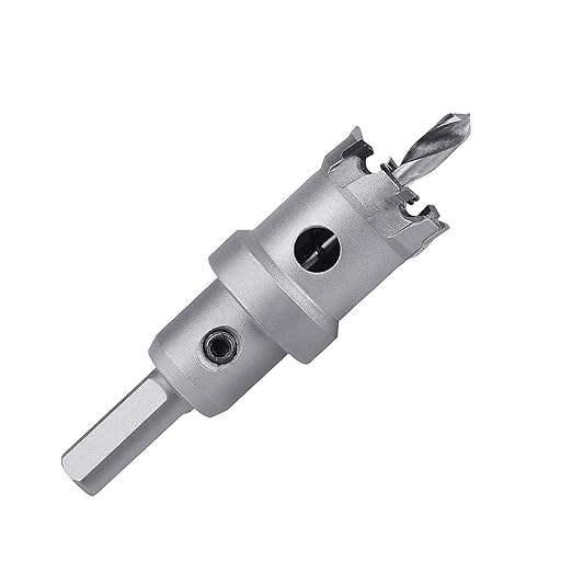 14mm (5/9 inch) Metal Steel Hole Saw with 2 Drill Bits, Hole Cutter for Thick Metal,Stainless Steel,Iron and Wood (14mm (5/9 inch))