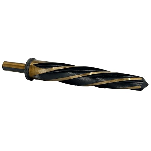 Drill America 7/16" Bridge/Construction Reamer, Black and Gold Finish, KFD Series