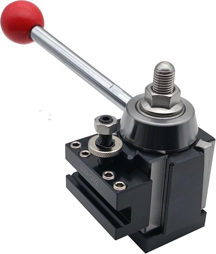 8PCS BXA Wedge Type Quick Change Tool Post With Tool Holders For Lathe Swing Dia 10-15",250-222,(BXA-8PC).