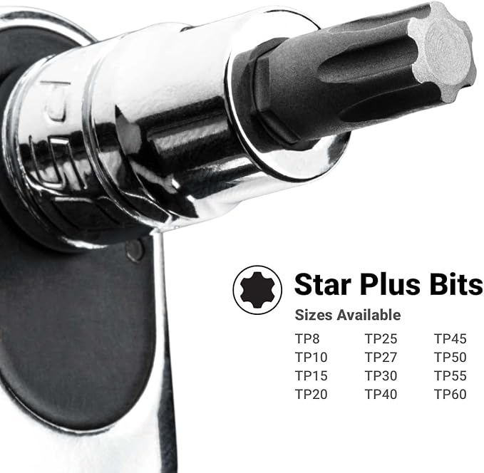 Capri Tools TP10 Star Plus Bit Socket, 1/4 in. Drive