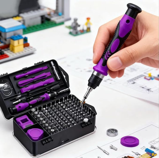 115 in 1 Precision Screwdriver Set, Mini Repair Tool Kit with Torx Triwing Bits, Repair for Computer, Macbook, Laptop, PC, RC, PS5, iphone, Electronics, XBOX,