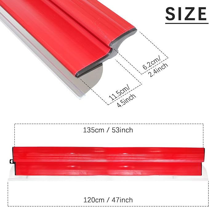 Drywall Skimming Blade 47 Inch, Large Putty Knives Precision 0.5mm Stainless Steel Blade for Drywall/Wallboard/Plasterboard