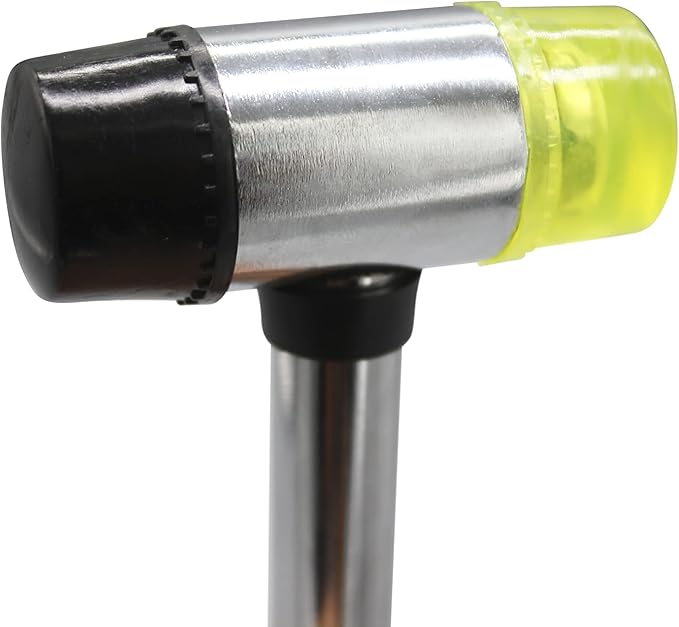 Rubber Hammer-25mm Small Rubber Mallet Soft Plastic Mini Mallet with Ergonomic Grip for Jewelry Making DIY Leathering Crafts Woodworking