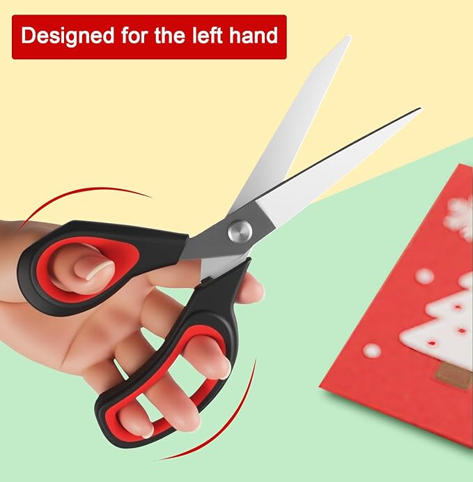 Fabric Scissors, All-Purpose Heavy Duty Utility Shears for Sewing &Garment Making, Stainless Steel Professional Handcrafted Scissors, All Purpose Heavy Duty, For Sewing Fabrics and Leather Garments