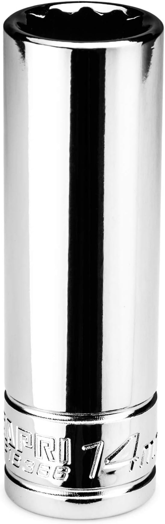 Capri Tools 14 mm Deep Socket, 3/8 in. Drive, 12-point, Metric
