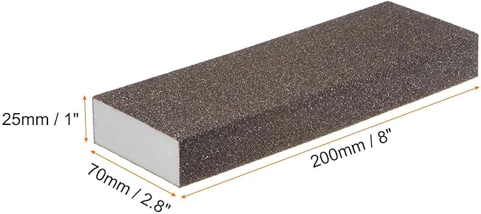 HARFINGTON 4pcs Medium Grit Sanding Sponge Blocks 120-180 Grit Foam Sanding Block for Polishing Kitchen Metal Wood Drywall, 200x70x25mm