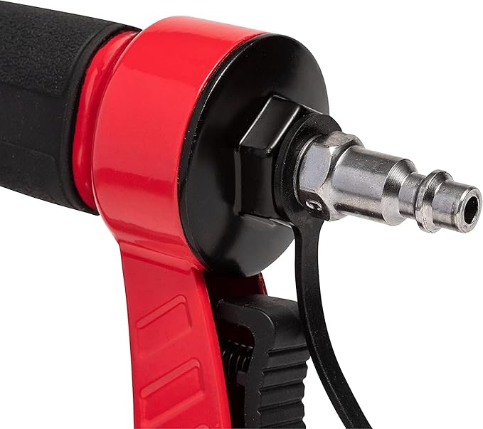 Arrow PT50 Oil-Free Pneumatic Staple Gun, Professional Heavy-Duty Stapler for Wood, Upholstery, Carpet, Wire Fencing, Fits 1/4?? 5/16?? 3/8", 1/2", 9/16??Staples , Red