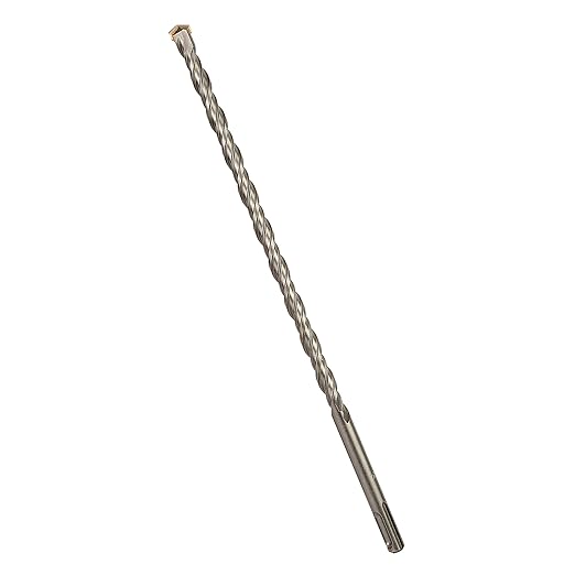 7/16 Inch x 12 Inch SDS Plus Rotary Hammer Drill Bit, Carbide Tipped for Brick, Stone, and Concrete Version 2 (7/16" x 10" x 12")