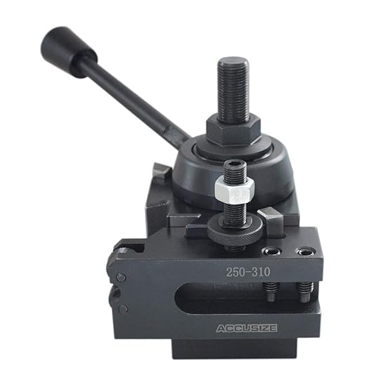 Accusize Industrial Tools 13-18'' Wedge Type Quick Change Tool Post 6 Pc for 300 Cxa, 0251-0333