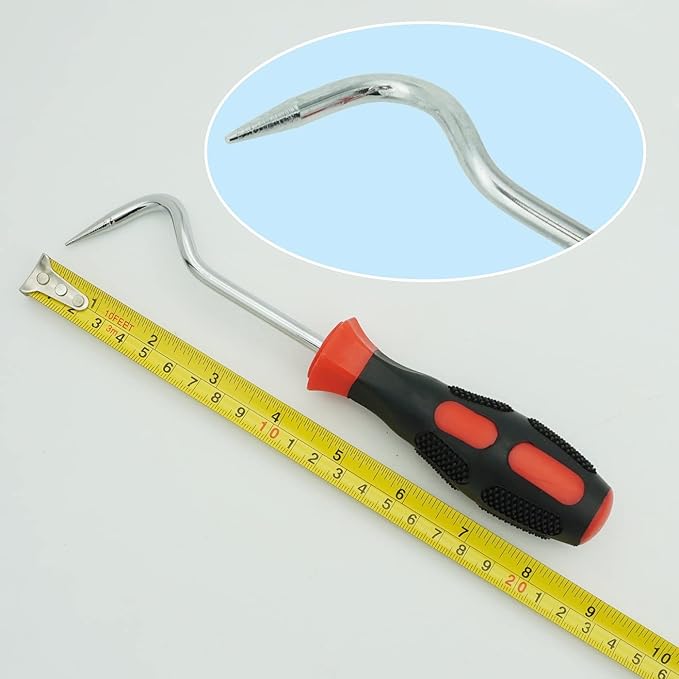 Hose Removal Hook Pick Set Pack of 4, 10" Hook, 8" Remover, Hose Puller Tool for Radiator Hoses