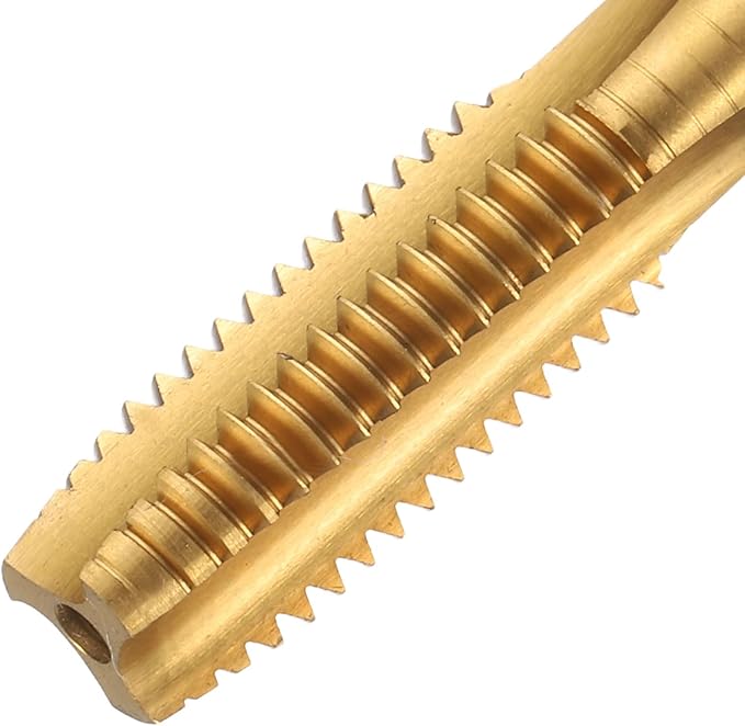 uxcell Metric Thread Tap M10 x 1.5 H2 150mm Straight Flute Screw Thread Milling Machine Taps Threading Tapping Repair Tool