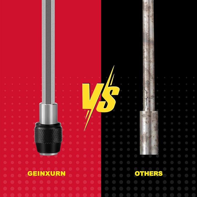 Magnetic Changeable Head Manual Screwdriver Holder, Quick Change&Release 1/4??Hex Bit Extension Holder for Screwdriver Bit, Nut driver, Socket Adapter