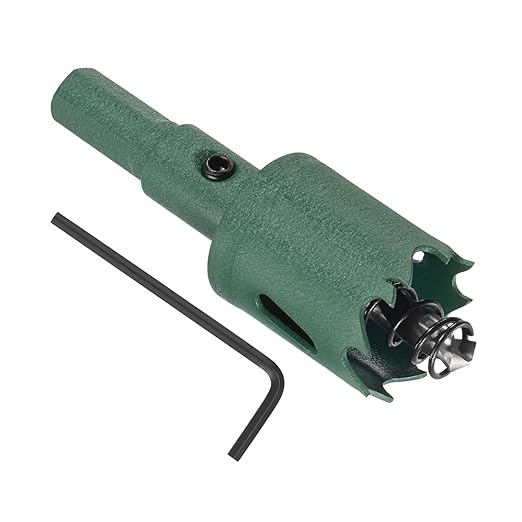 Bi-Metal Hole Saw, 25mm 1 Inch Dia Hole Saw, High Speed Steel Cutter - (Applications: for Wood Brass Zinc), 1-Pieces