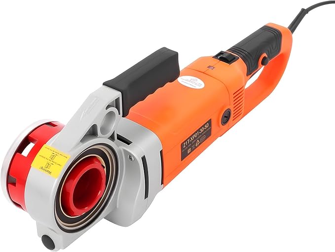 Electric Pipe Threader Kit 1/2 to 2 Inch Portable Electric Pipe Threading Tool, 2300W Handheld Ratchet Pipe Threader Machine with 6 Dies for Galvanized Pipes, Iron, Steel & Plastic Pipes
