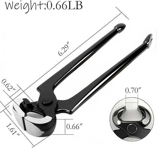 6" Nail Puller Tool,4-in-1,Labor-Saving,High Hardness,Durability and Rusting.