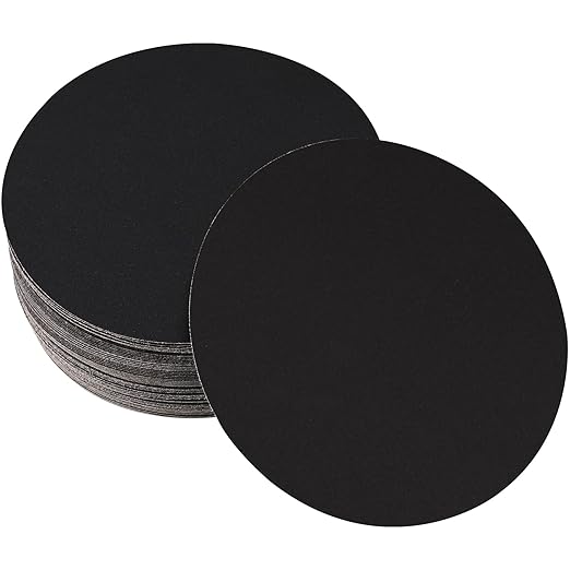 30PCS 6 inch Silicon Carbide Sanding Discs 240 Grit, Wet Dry Orbital Sander Hook and Loop Sandpaper Disc, Best for Metal,Automotive,Wood Polishing